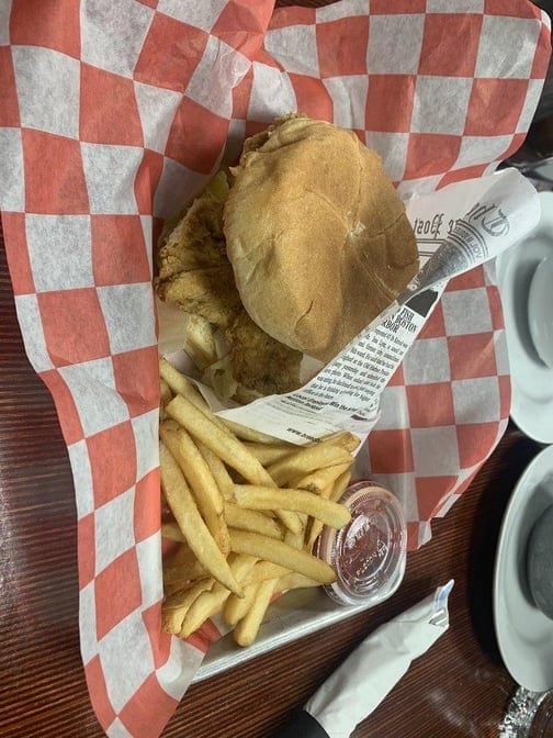 Chicken Burger.